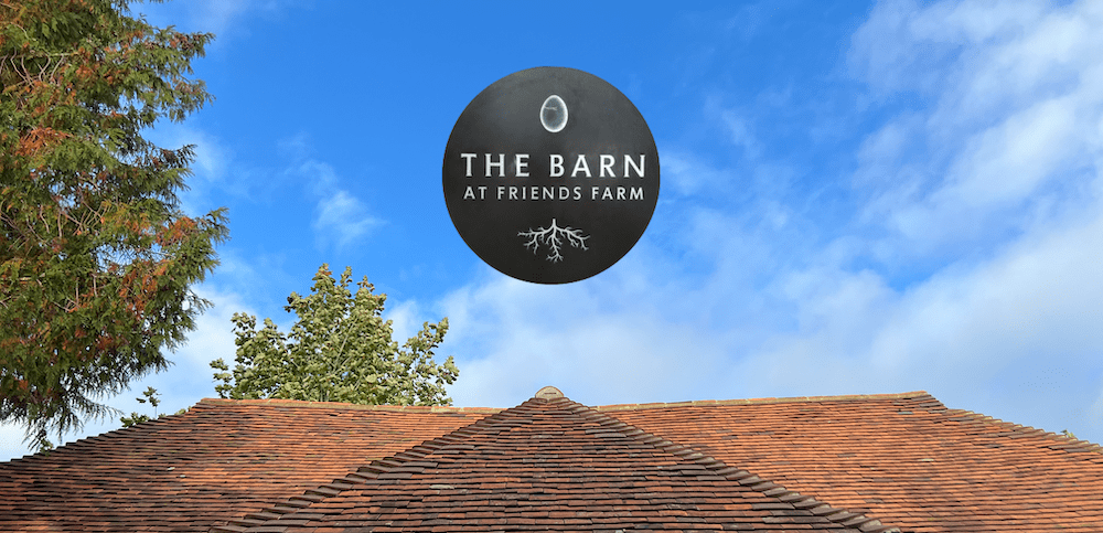 header image of the barn roof with the
